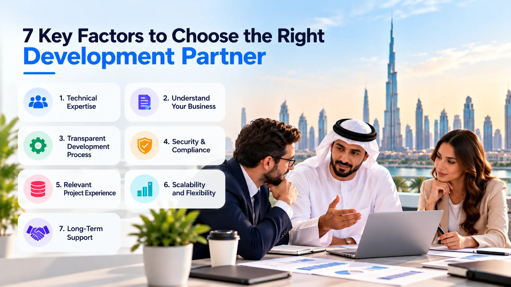 Seven key factors to choose the right development partner