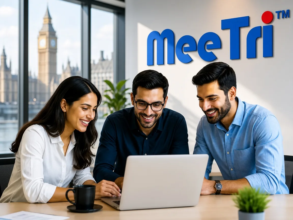 Meetri Infotech engineering team collaborating on UK software delivery